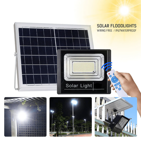 Proiector Cu Panou Solar 60W