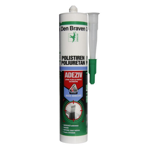 Adeziv Placi Si Profile Decorative Din Polistiren, Den Braven 280ml