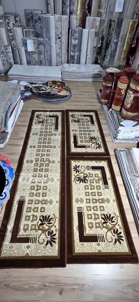 Set Dormitor American 3 Piese Maro / Bej