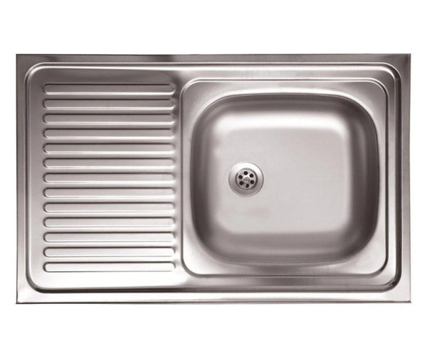 Chiuveta De Bucatarie Dreptunghiulara Tempo , Dimensiune 50 x 80 cm Stanga