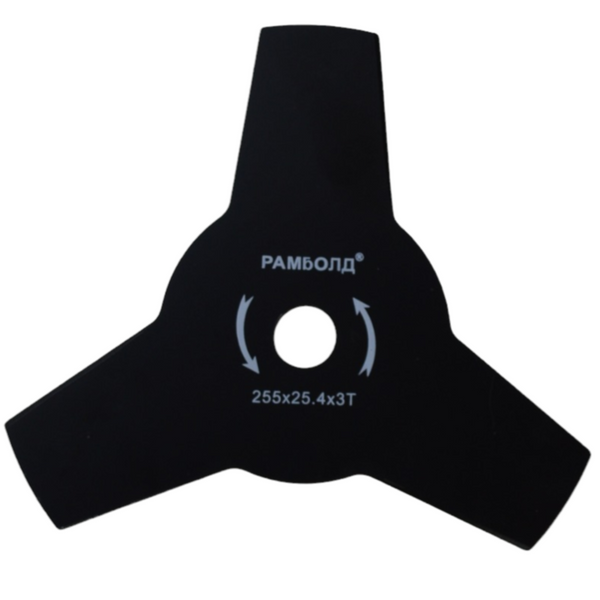 Disc motocoasa cu 3 dinti 255x25,4x3T