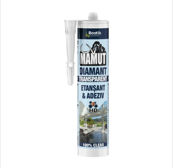 Adeziv Siliconic Universal Mamut Transparent  290ml