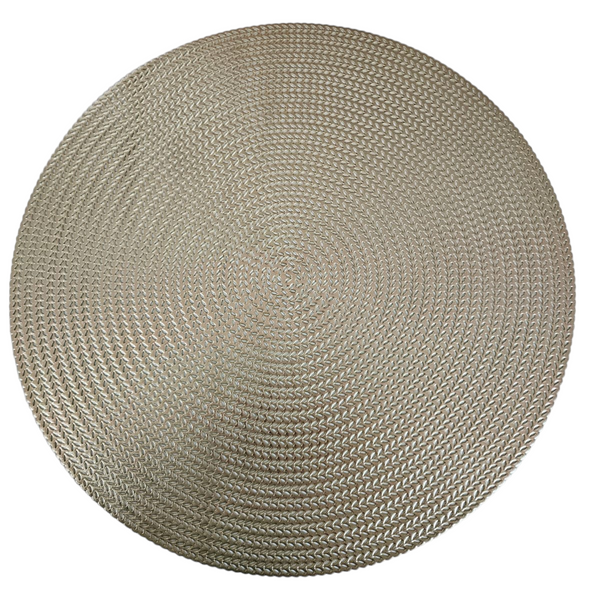 Set 6 Suporturi Farfurie Rotund Auriu 38 Cm