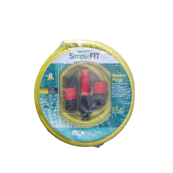 Furtun de Gradina Galben, Diametru 1/2 - Lungime 20 m