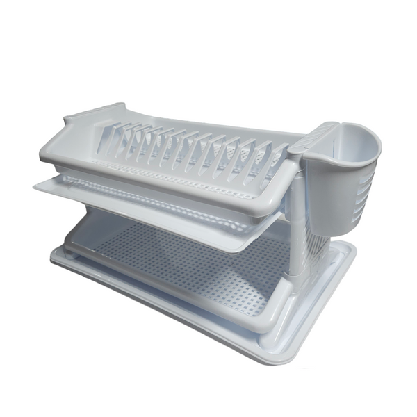 Scurgator Vase, Alb, Plastic-Etajat