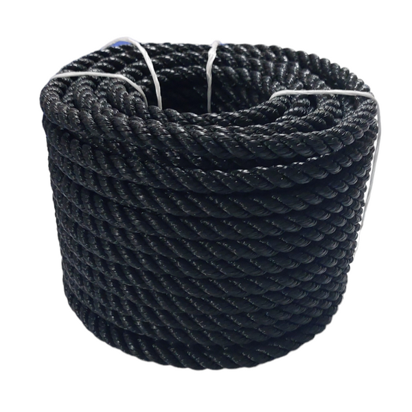 Sfoara Naylon Neagra 10mmx25m