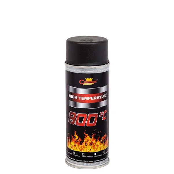 Spray Vopsea Temperaturi Inalte Negru Mat RAL 9011