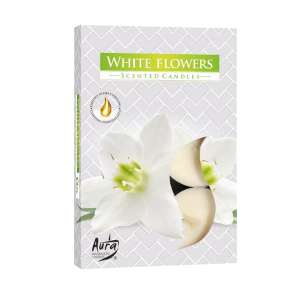 Lumanari Parfumate  6 Pastile, White Flowers