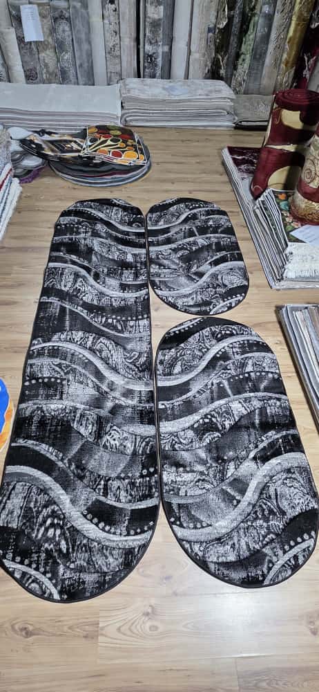 Set Dormitor Paradis 3 Piese Negru / Gri