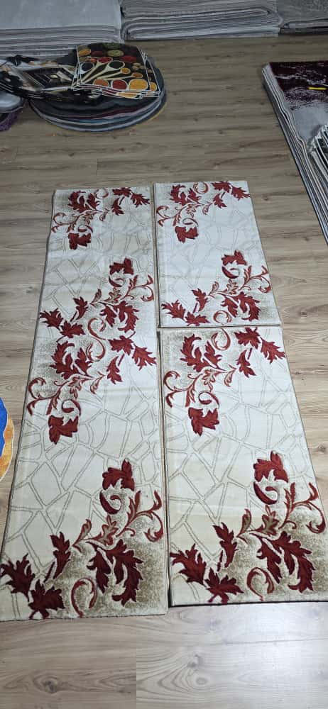 Set Dormitor Bella 3 Piese Bej / Rosu