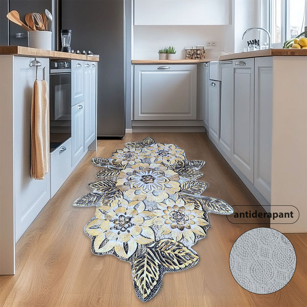 Covor Antiderapant Floral M56