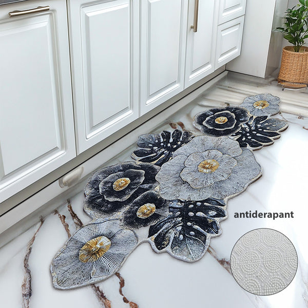Covor Antiderapant Floral M57